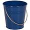 JAM Paper Mini Solid Blue Metal Pail Bucket, 36ct.